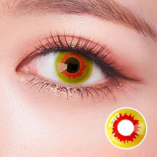 Fiery Horizon Crazy Lens - HoneyColor