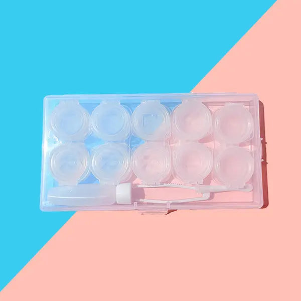 Lens Library: Lens Storage Organizer for 5 Pairs (Clear)