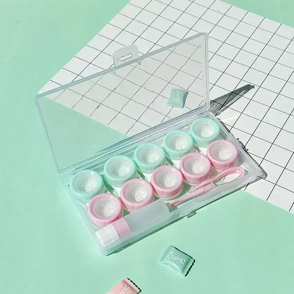 Lens Library: Lens Storage Organizer for 5 Pairs (Duo Color)