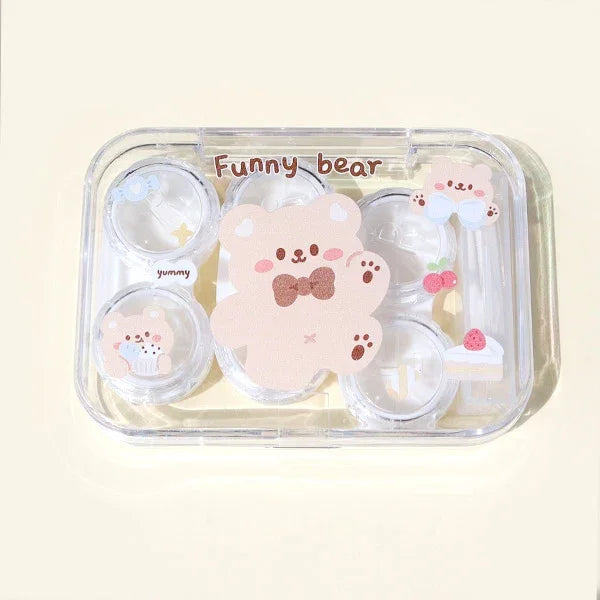 Bear & Bunny Lens Storage Organizer 4 Count