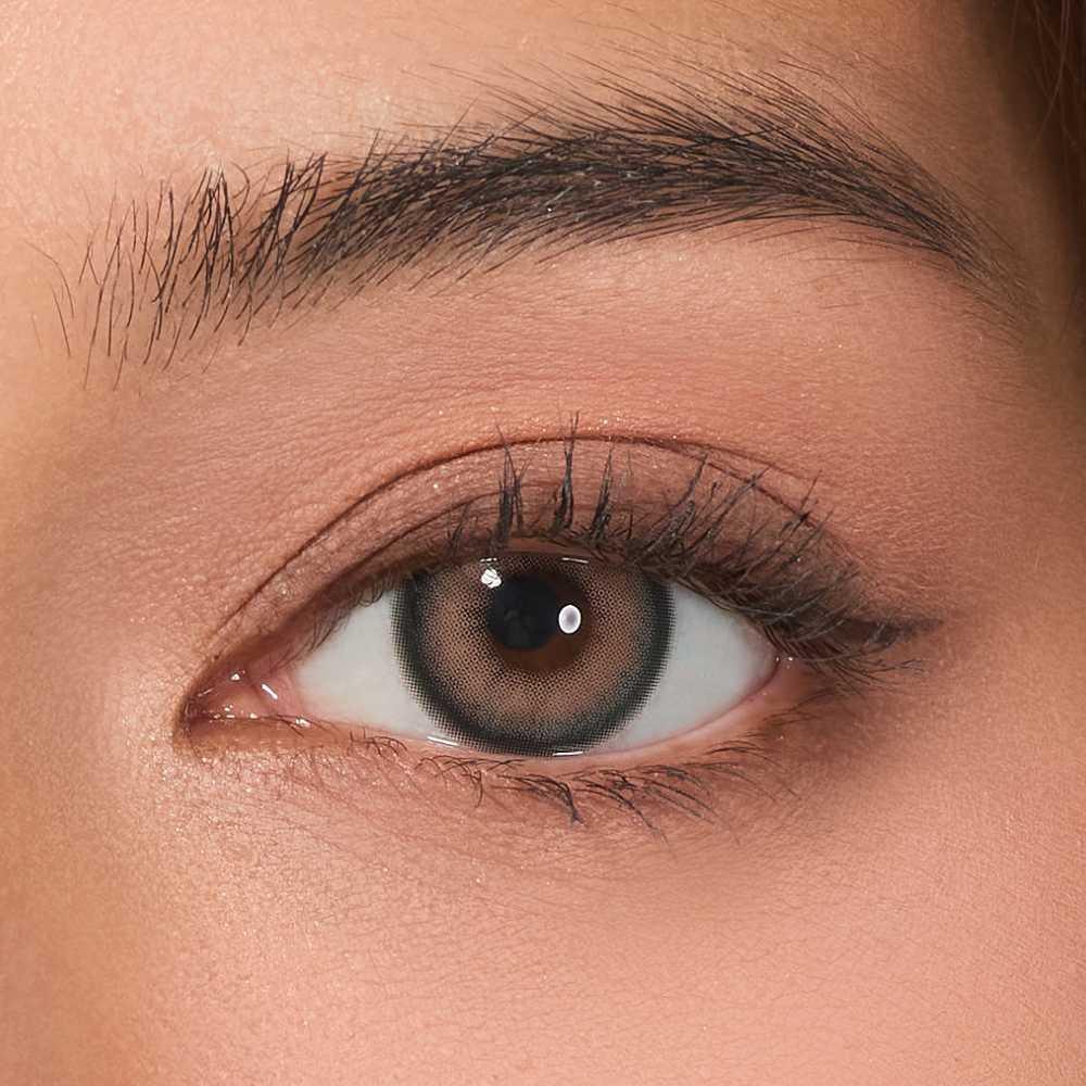 Pretty in Pink lenses with natural warm brown finish and slight pinkish hue