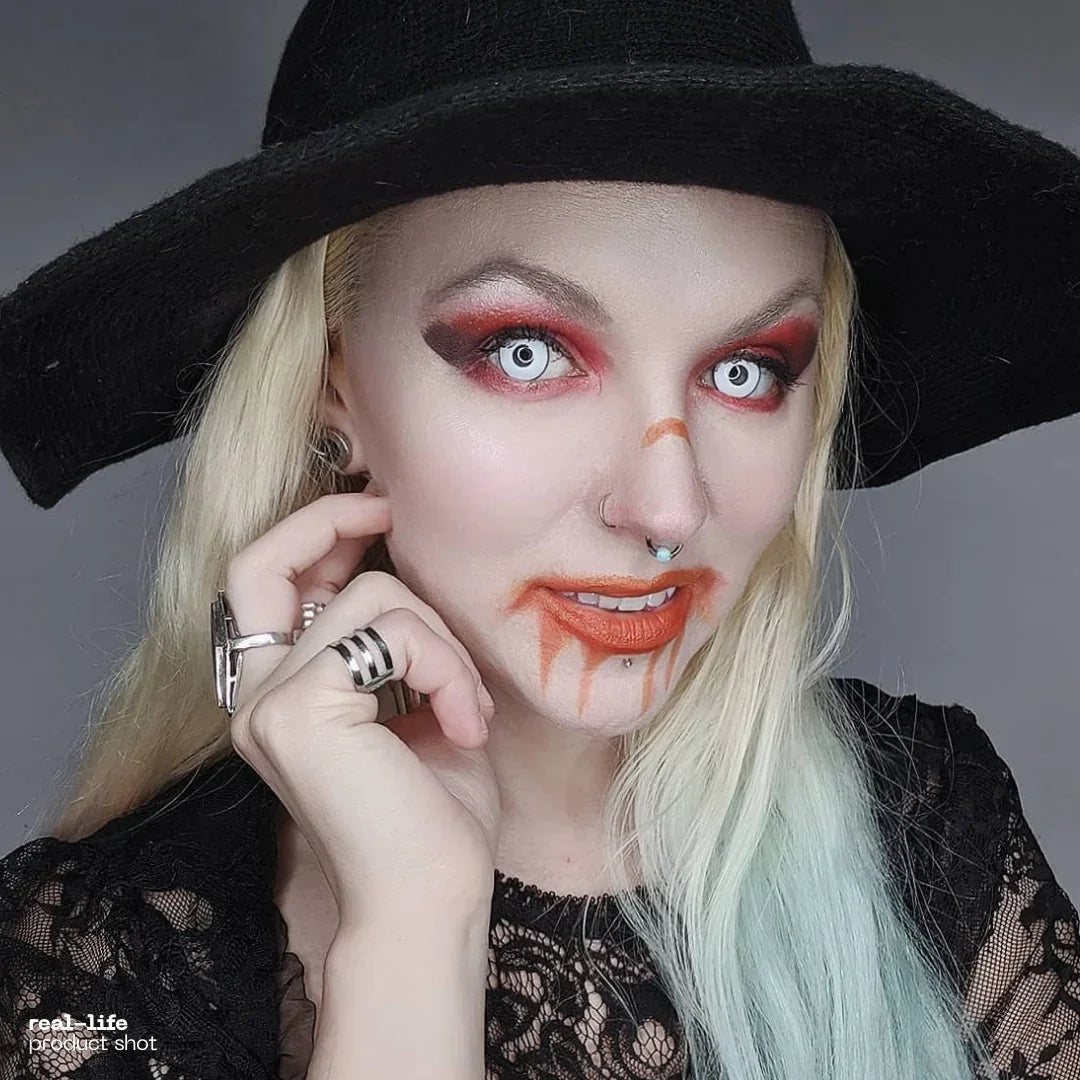 White Manson Crazy Lens