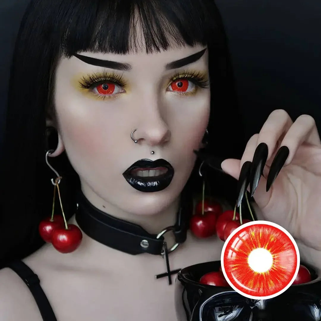 Risen Dead Red Horror Lens - HoneyColor