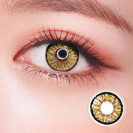 Max Elegance Gold Contacts – Yellow Cosplay & Anime Contact Lenses