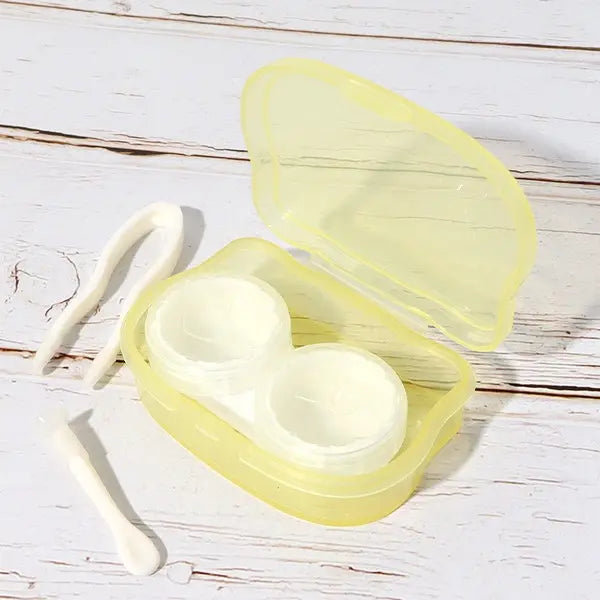 Jelly Contact Lens Case (Yellow) - HoneyColor