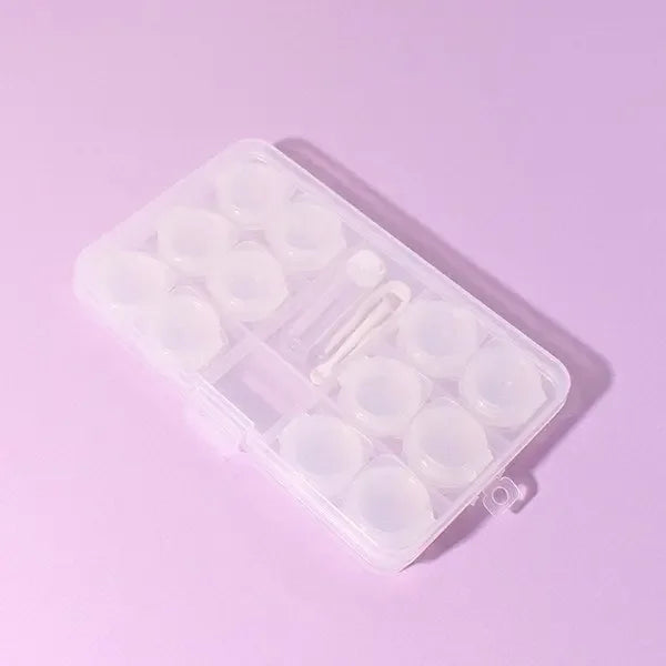 6 Pair Flip Press Lens Storage Organizer (Clear) - HoneyColor