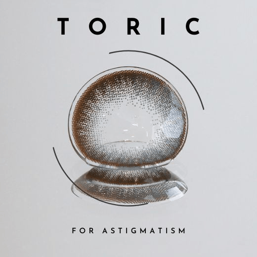 Grey Toric Contact Lenses for Astigmatism
