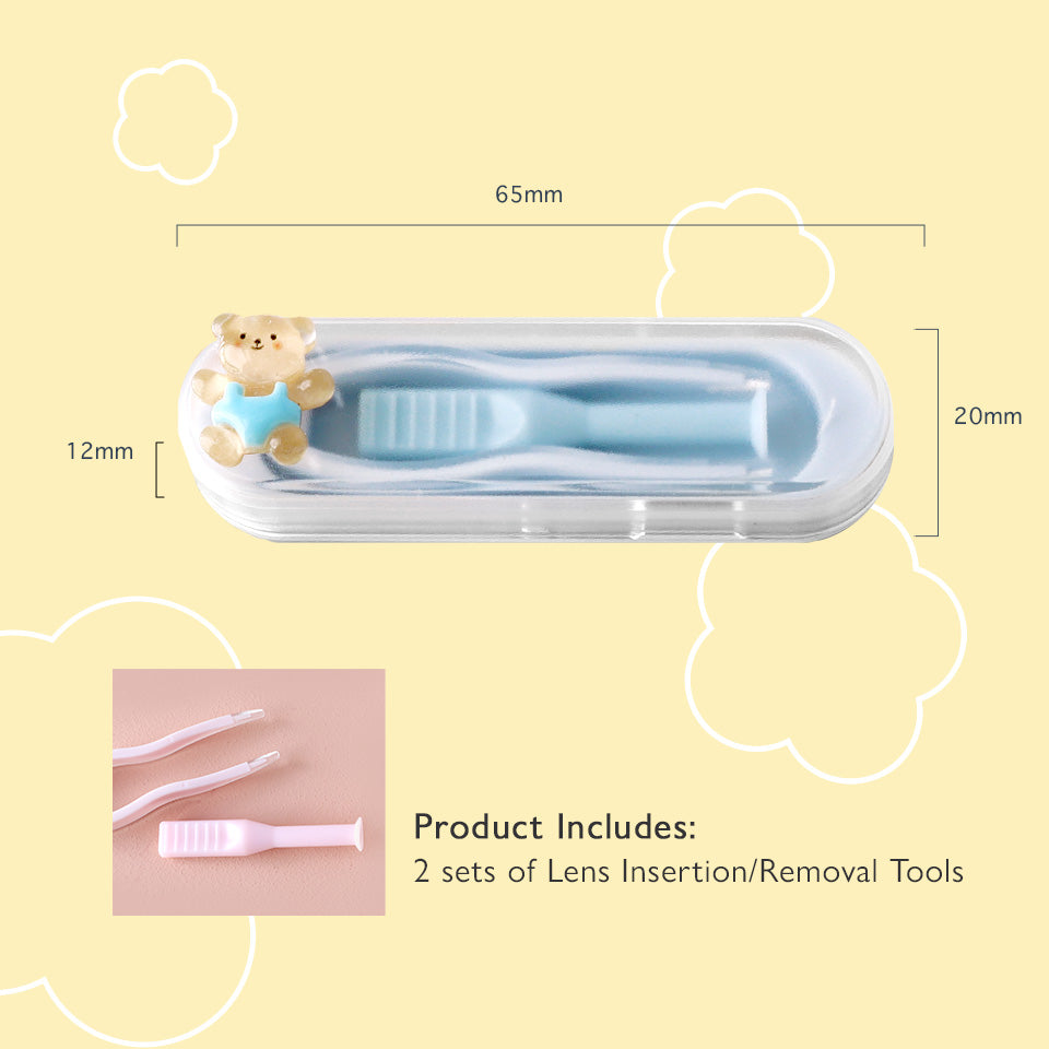 CuteCharm Lens Helpers Tweezers Duo