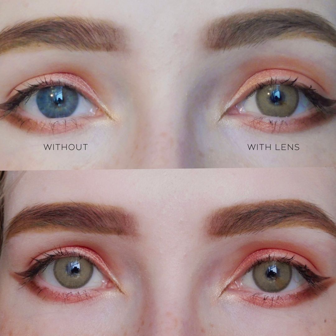 Night Veil Velvet Brown - Realistic Colored Contacts for Dark Eyes