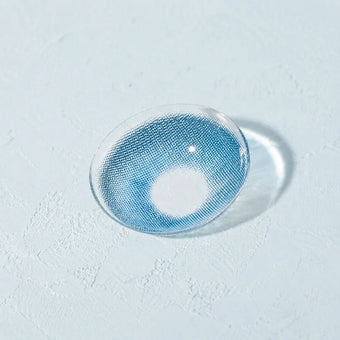 Blue colored contact lens