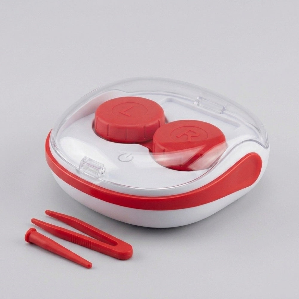 FreshenUp Pure Contact Lens Ultrasonic Cleaner (Red)