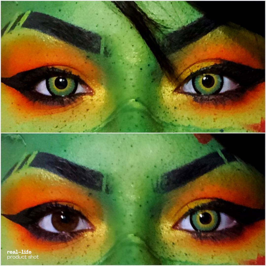 Green Werewolf Crazy Lens