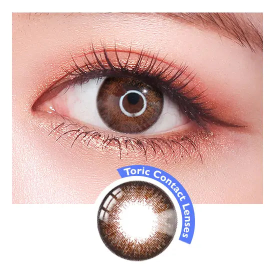 Neo Dali Extra Brown Colored Contacts for astigmatism