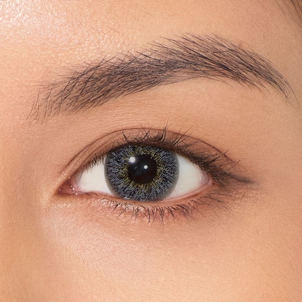 Neo Allure Gray 3 Month Contact Lenses – Gray Contacts for Brown Eyes