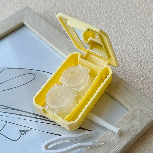 Korean-Style Rainbow Contact Lens Travel Kit - HoneyColor