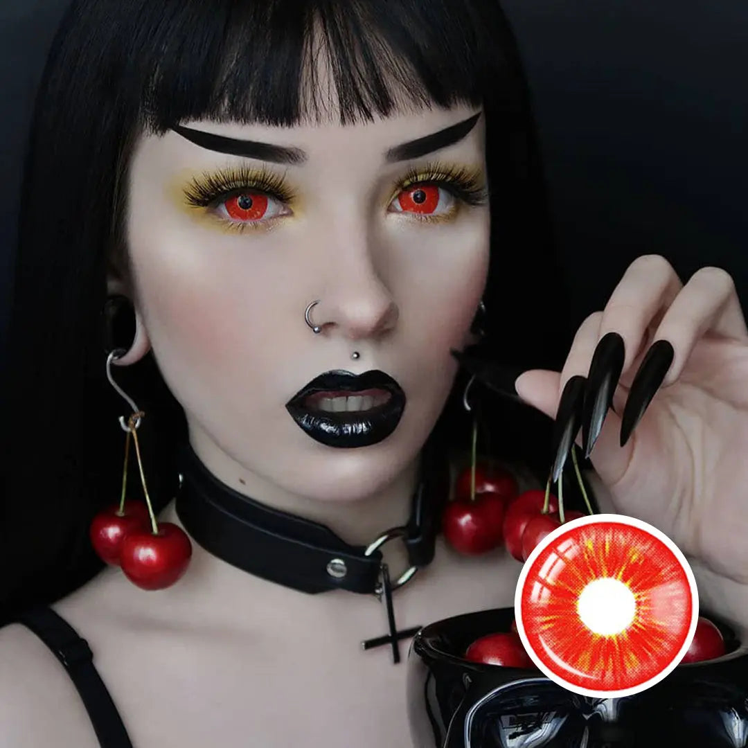 Risen Dead Red Horror Lens - HoneyColor
