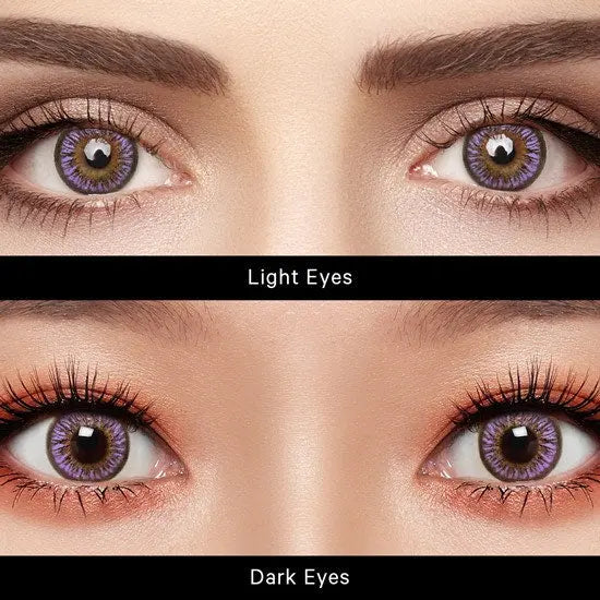 Puffy 3 Tone Violet - HoneyColor