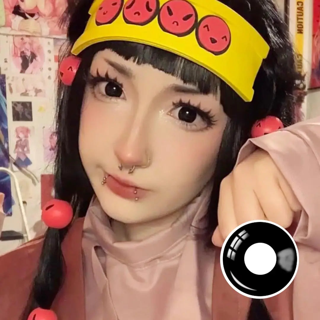Intense Black Crazy Lens for Scary Evil Eyes