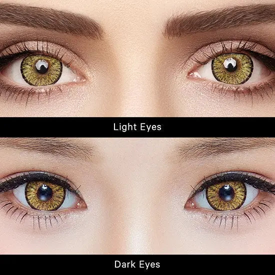 Max Elegance Gold Contacts – Yellow Cosplay & Anime Contact Lenses