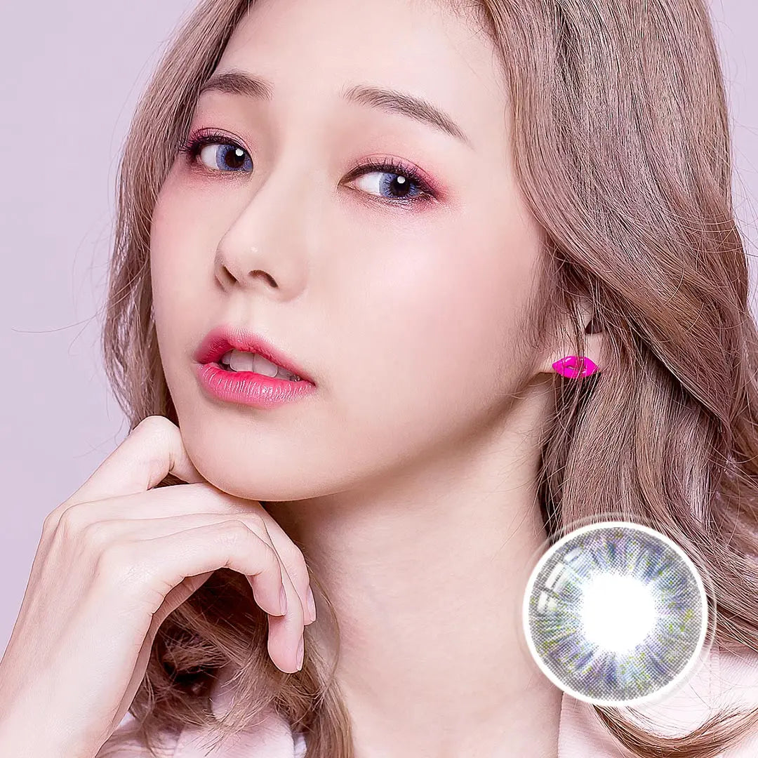 Viskon 1-Day Iridescent Gray (30 Lenses) - HoneyColor