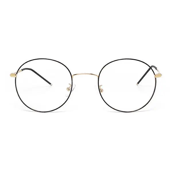 VEU Orbin Eyeglasses 0051 50 Black Gold Black - HoneyColor